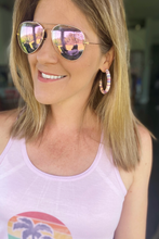 Load image into Gallery viewer, Colors of Summer Hoop earrings
