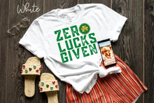 Load image into Gallery viewer, &quot;Zero Lucks Given&quot; Tee
